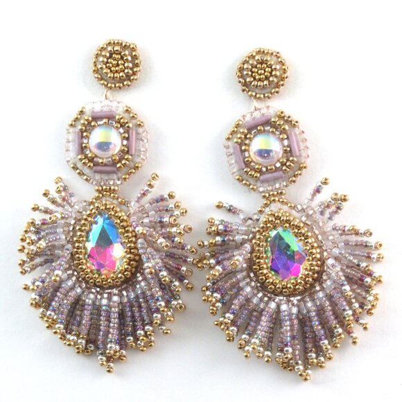 Handmade Lush Fringe earrings